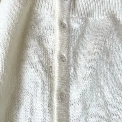 L'Academie L’Academie ivory knit sweater cardigan Large