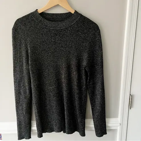 Ted Baker  Sparkle Gray Black Gabiell Bow Jumper Knit Pullover Sweater (US 14) - Image 4