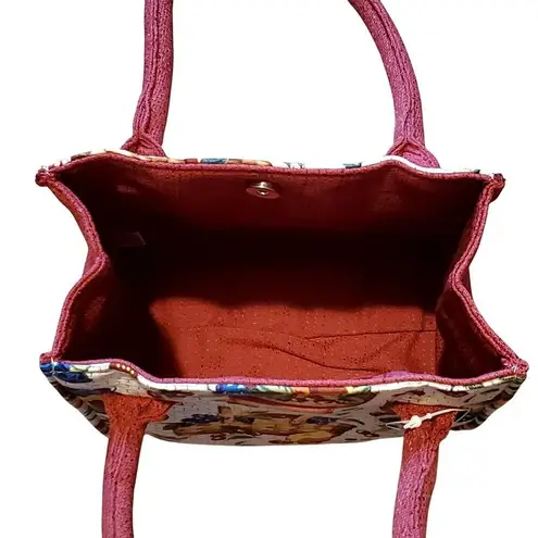 New Longaberger Homestead Collection Fruit Handbag Purse Tote Bag Small