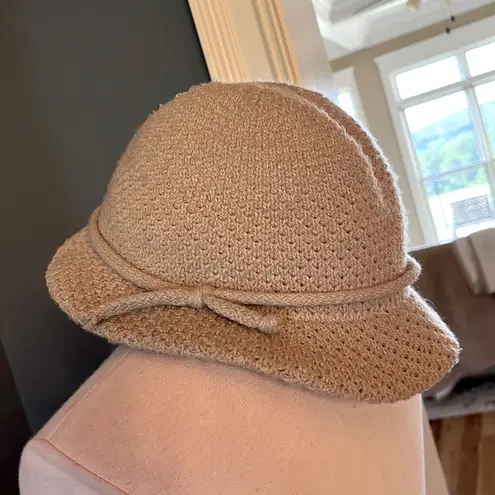 Vintage Workers of America Acrylic Blend Hat Womens Crochet Fedora