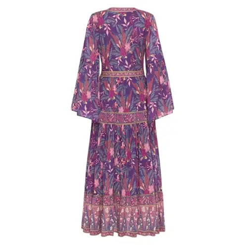 Spell & the Gypsy Collective Bianca Boho Maxi Lavender Wisteria Dress Purple Size XS