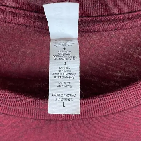 Bella Canvas  Santa Anita Large 2019 Breeder's Cup Maroon Graphic Tee Shirt