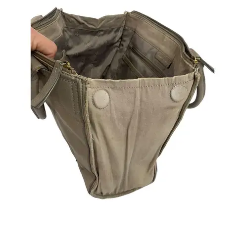 Tory Burch  Ella work tote/Large tan pebbled leather/neutral Leather- fair condi