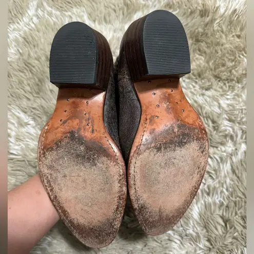 SENDRA Studded and Crackled Leathers Boots size 7 Brown