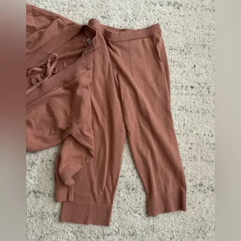 Free People  Solar Sweater Set Sz Large Aged‎ Terracotta