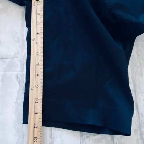 Pendleton Modern Black Cotton Stretch High Rise Bermuda Pockets Minimal Shorts 6