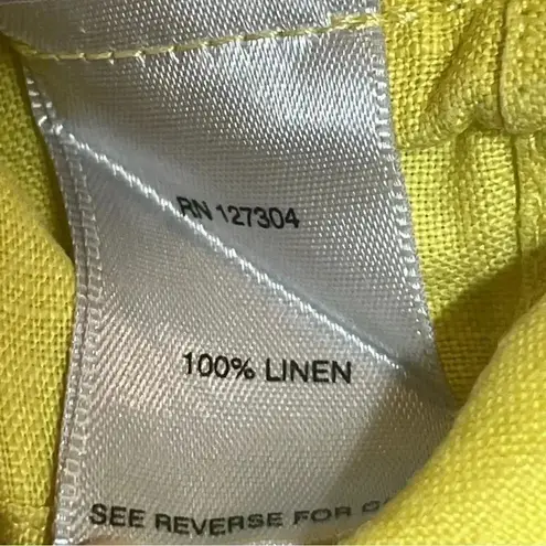 John Mark JOHN-MARK, S, Stand-up collar, slip-over, two shell buttons in front, linen