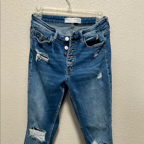 Bridge by GLY Distressed Blue Women's Jeans