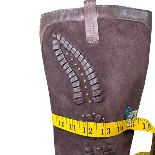 Briscos Tall Leather & Suede Women's Western Riding Boots Brown 8.5M NWT Size 8.5