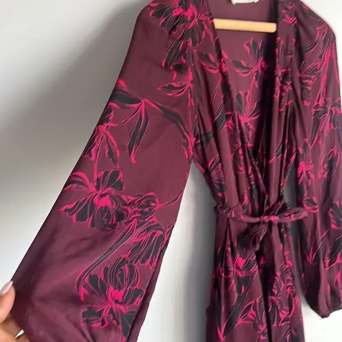 ALC Frank A.L.C. Embry Floral-Print Silk Mini Wrap Dress