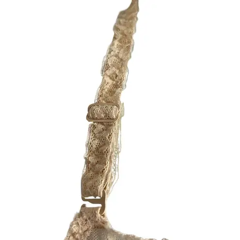 Vintage Cream Lace Backless by Young Smoothie Underwire Convertible Bra size 34C