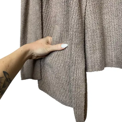 Barefoot Dreams Coastal Cardigan Mushroom Brown Cardi Size Large
