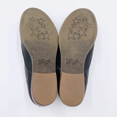 Latigo Women's Imagine Black Leather Slip On Booties Size 10 Boho Dark Academia