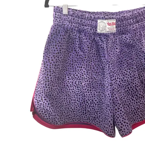 GCDS Animal Print Boxing Shorts Purple NWT Sz XL Purple