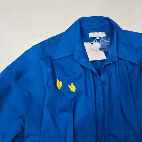 L'Academie Violetta Top in Blue