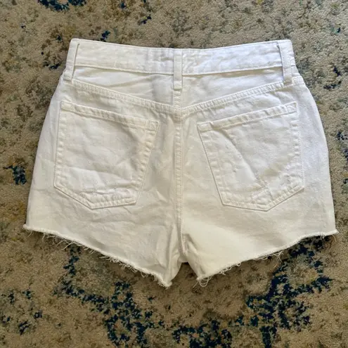 Just Black Denim White Denim Shorts