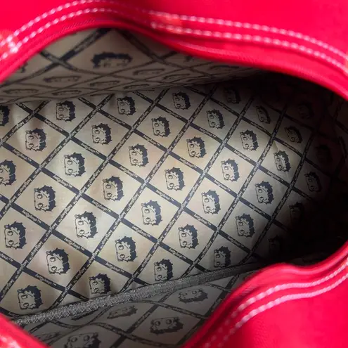 Betty Boop  Red‎ Y2K Satchel Duffel Overnight Canvas Bag for Travel Vacation