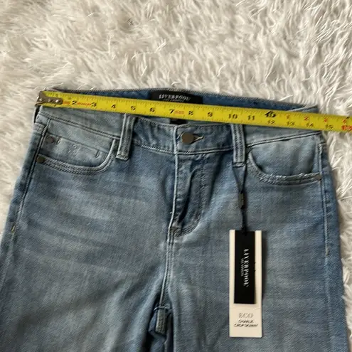 Liverpool  Women’s Charlie Crop Skinny Jeans with Wide Cuff in pactola blue 4/27