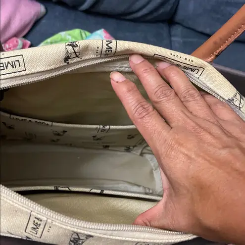 Lime & Soda Fashion Tote Handbag Tan