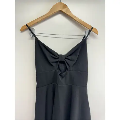 B Darlin  Dress Size 9/10 Black Stretch Cut Out Zippered Adjustable Straps