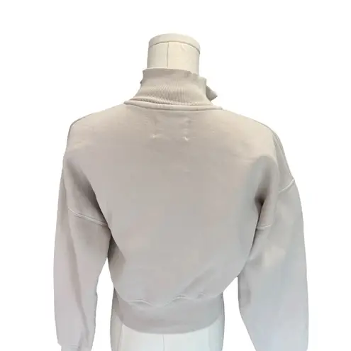 Wilfred x Aritzia - Cream Half-Zip Pullover Top Sz 2XS - Image 6