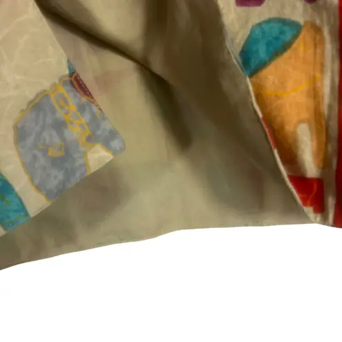 VTG New Identity Women's Jacket Size M Colorful Appliqué Cotton Boho India Size M