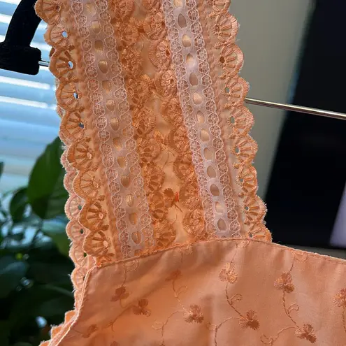 Romantique Sensations peignoir set. Orange Size undefined