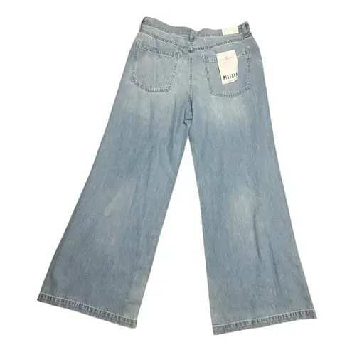 Pistola Jadyn Low-Slung Palazzo Jeans – Size 32 – New With Tags-Light Blue Wash