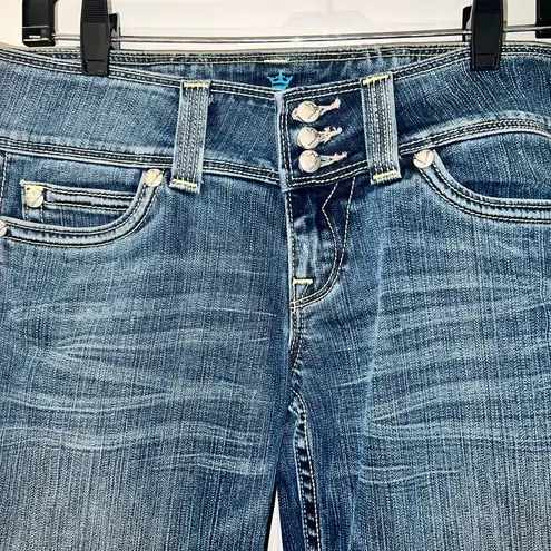 Sang Real by Miss Me Stylish Blue Boot Cut Jeans for Women size 30 EUC