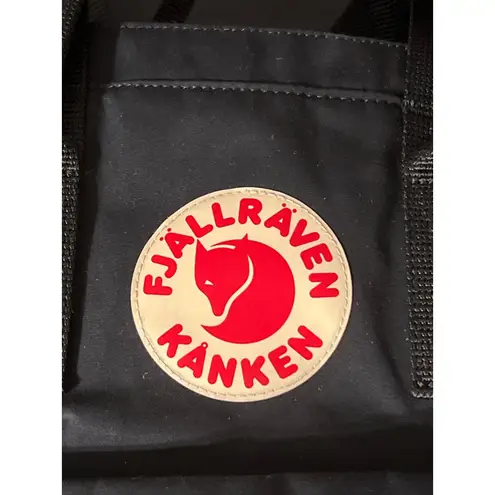 Fjällräven Fjallraven Kanken Black G-1000 Backpack Totepack Front Zipper Pocket Adj Straps