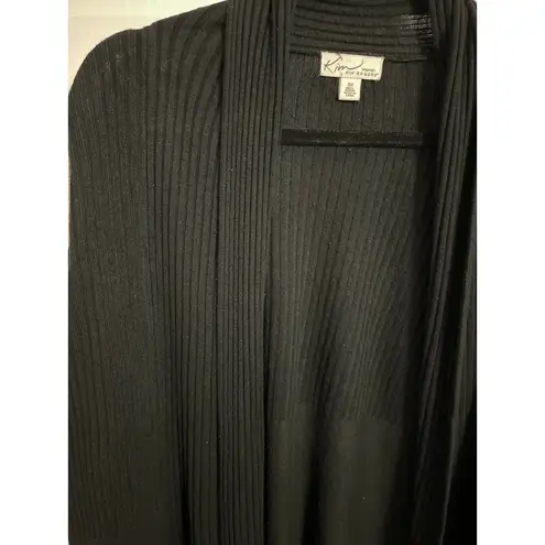 kim rogers  Cardigan Size 3X Black