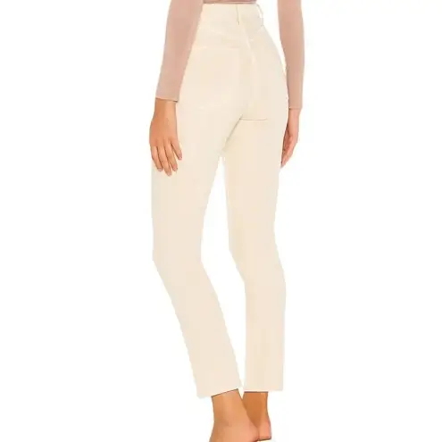 We Wore What Revolve The Danielle High Rise Vintage Straight Jeans in Camp NEW