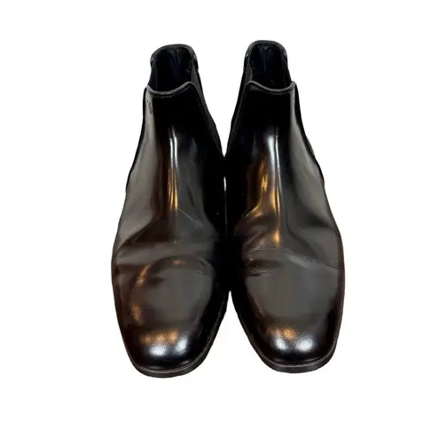 Tod's TOD’S Black Patent Leather Chelsea Ankle Boots