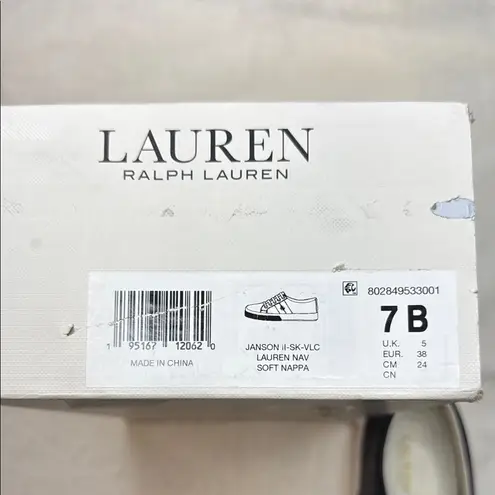 Lauren Ralph Lauren Janson II Nappa Leather Sneakers