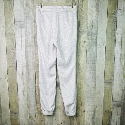 Danskin Size XS Gray/White Fleece Joggers w/Stretch Waistband w/Front Pockets Gray