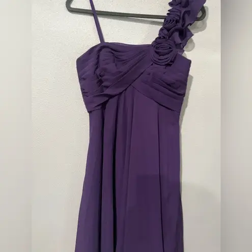 Allure Bridals Bridesmaids Dress Purple Size 8