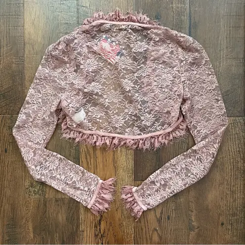 LAURA BYRNES for Pinup Girl Clothing, Gothic lace bolero, size S, NWT