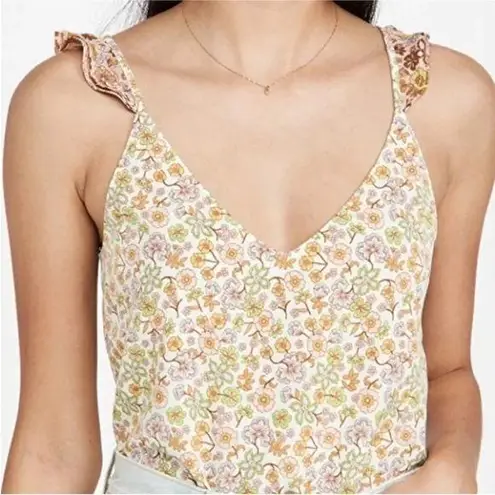 Scotch & Soda Maison Scotch Floral Print Camisole Top – Size S