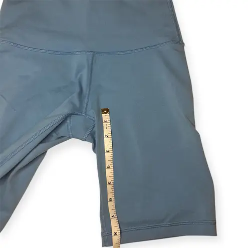 Aritzia Tna TnAction High Rise Blue Biker Shorts Activewear Workout Gym Sz Small