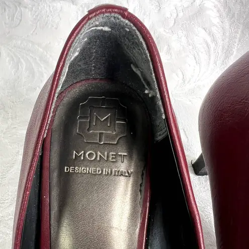 Monet  High Heel Pumps Jane Burgundy/Maroon Size 10