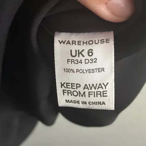 Warehouse Ladies Black Studded Beaded One