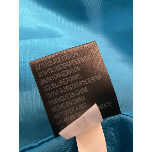 Tahari Blazer Womens 8P Petite Arthur S Levine Blue Collared Short With Tags