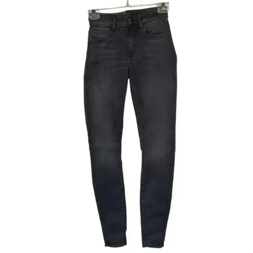 G-Star Raw Shape High Rise Super Skinny Women’s Grey Denim Jeans Size 27 NWT