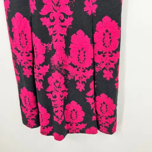 Anthropologie Anthro Plenty Tracy Reese EVE Dress Black & Pink Short Sleeve Pixelated Formal 4 thumbnail 5