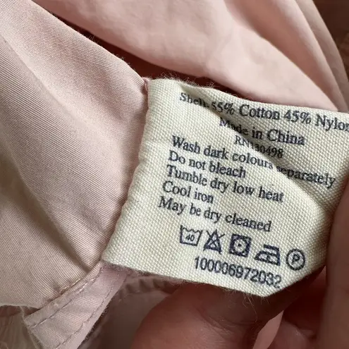 Jack Wills Hooded Zip Up Spring Jacket Size 6 Pink