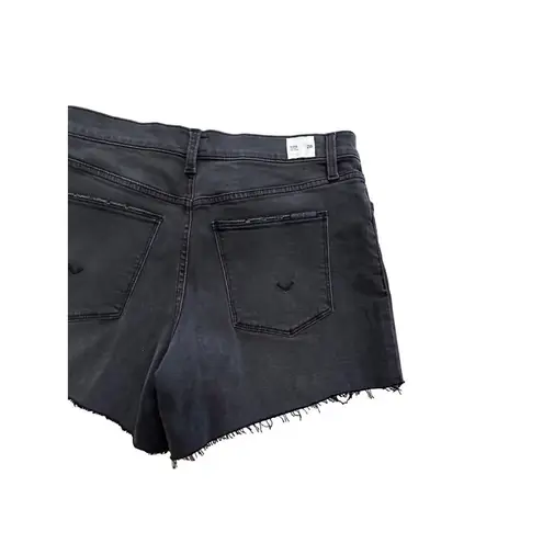 Hudson  The Kass High Rise Black Gray Denim Shorts Size 28 NEW