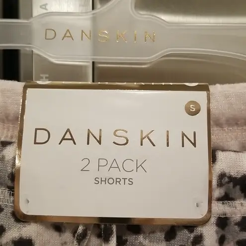 Danskin 💕💕 PJ Shorts (2 Pack) Animal Print & Solid Pink Small S NWT