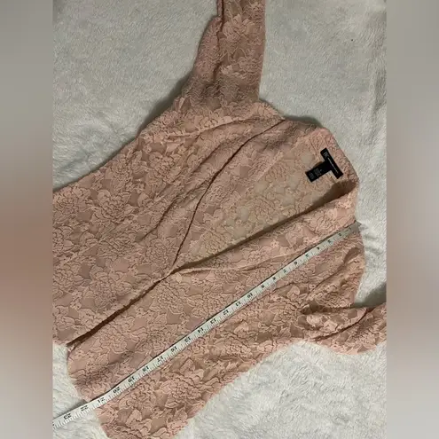 INC International Concepts Lace Pink Blazer Size Small.