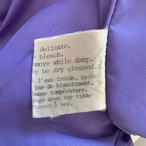 Vintage ‘80s Skyr Purple Full Zip Insulated Puffer Ski Jacket Size 10