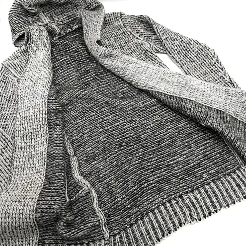 Men Sweater Cardigan Jacket Hoodie Long Sleeve Winter Blouse Tee Sweater Sweatshirt Shirt Knitted Coat Gray Size M